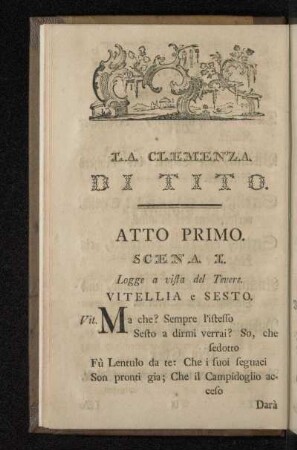 La Clemenza Di Tito.