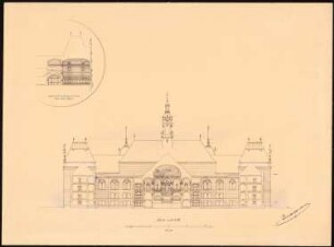 Rathaus, Hannover: Schnitt, 1:200