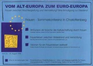 Vom Alt-Euroa zum Euro-Europa Frauen zwischen Machtergreifung und Vermarktung? Eine Ermutigung zur Diddidenz