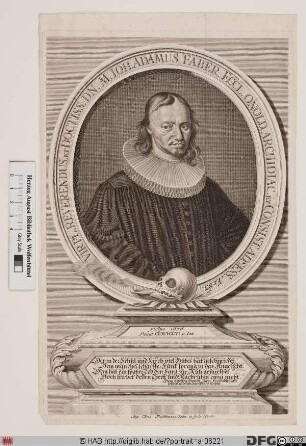 Bildnis Johann Adam Faber (I)