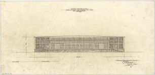 Gsaenger, Gustav; München, Schenkendorfstr.; Raab-Karcher GmbH - Neuanlage, Treibgashalle, Ostseite (Ansicht)