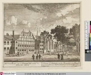 Het Voorhout, van de Kneuterdyk verbij de Kloster-Kerk