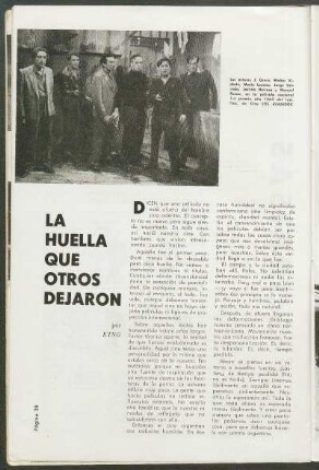 La huella que otros dejaron