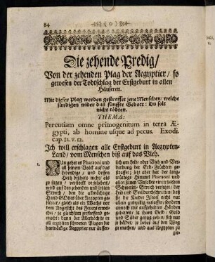 84-92, Die zehende Predig