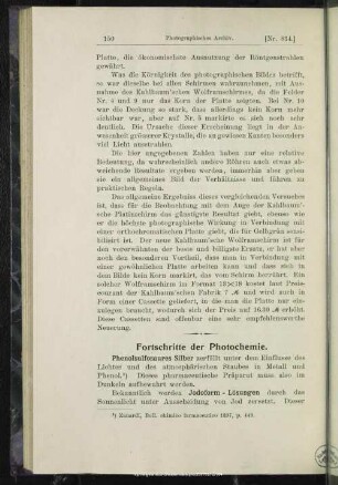 Fortschritte der Photochemie