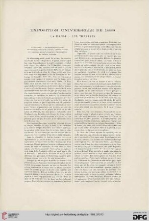 15: Exposition universelle de 1889 : la danse - les théatres