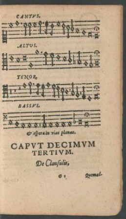 Caput Decimum Tertium. De Clausulis.