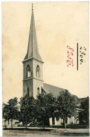 Chico. Presbyterian Church on Broadway, Chico, Cal.