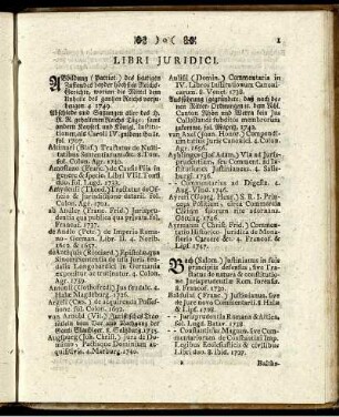 Libri Juridici. - Libri Compacti in Duodecimo & minori Forma.
