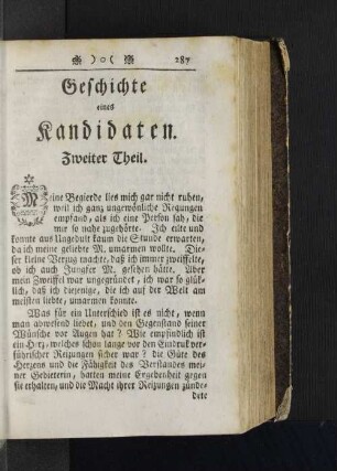 Geschichte eines Kandidaten. Zweiter Theil.