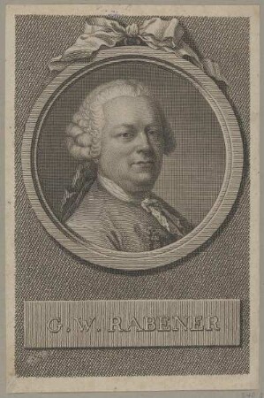Bildnis des G. W. Rabener