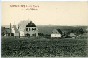 Oberbärenburg. Villa Glückauf