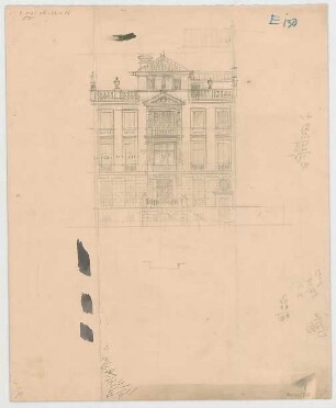 Thiersch, August ; München, Ismaningerstr.; Wohnbebauung - Ansicht