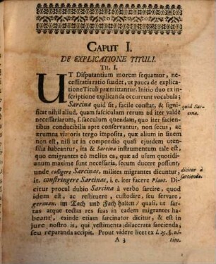 Disp. inaug. de sarcina emigrantium