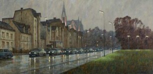 Flensburg im Regen