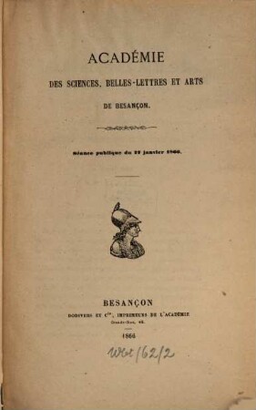 Séances publiques. 1866
