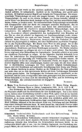 375, J. Moses. Vom Seelenbinnenleben der Kinder. 1924