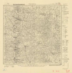 2089 (alte Nr.: 720) Freudenberg, Meßtischblatt (4cm - Karte)