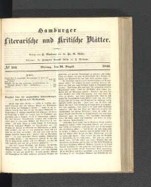 Berzelins über die magnetischen Untersuchugen des Herrn von Reichenbach