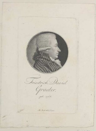 Bildnis des Friedrich Daniel Graeter