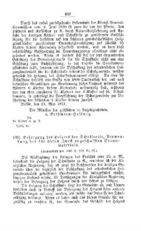 Besorgung des Heizens der Schullocale, Verwendung des für diesen Zweck angeschafften Brennmaterials : [V. Elementarschulwesen]