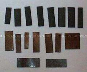 Feilenhauerwerkstattmodell - Miniaturmetallplatten (17 Stück)