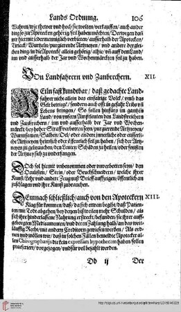 Titul XXV Rubr. I Kandengiesser Handtwecks Ordnung