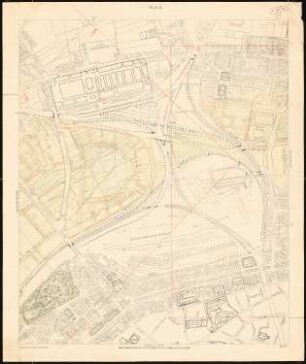 Wettbewerb zur Bebauung des Inneren Rayons, Köln: Grundplan 1:2500 Blatt 4