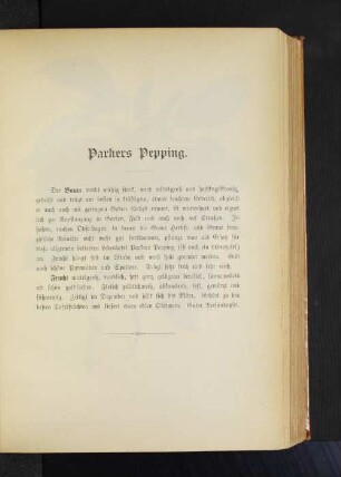 Parkers Pepping.