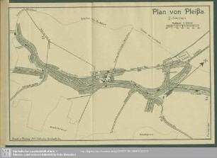 Karte : Stadtplan von Pleißa