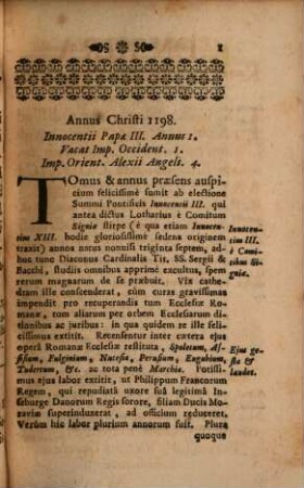 Compendium Annalium Ecclesiasticorum Eminentissimi Cardinalis Caesaris Baronii, 13. Ab Anno 1198 ... Usque ad Annum 1254