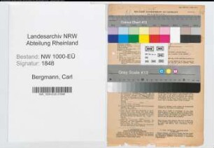 Entnazifizierung Carl Bergmann, geb. 12.12.1888 (Angestellter)