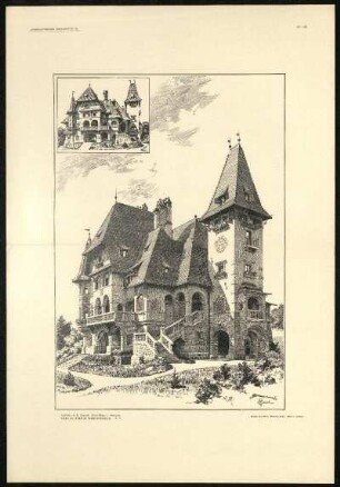 Tafel 47-48: Villa Kuffner in Wien-Dornbach