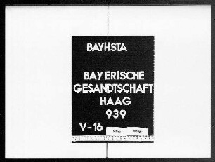 Politischer Schriftwechsel mit Sulzbach - Zuschriften aus Mannheim von Cramer von Clauspruch