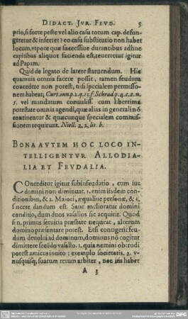 Nona Autem Hoc Loco Intelligentur Allodialia Et Feudalia