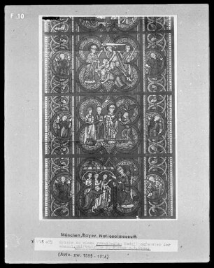 Skizze zu einem romanischen Medaillonfenster der ehem. Stiftskirche zu Bücken an der Weser