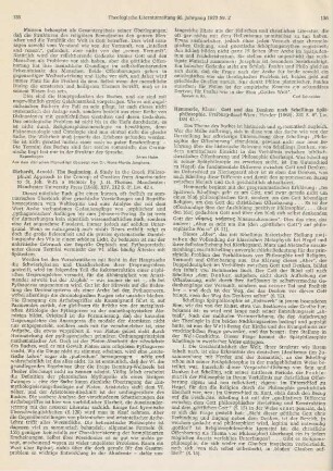 135-136 [Rezension] Ehrhardt, Arnold, The beginning