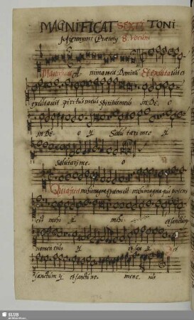 Praetorius, Hieronymus: Magnificat in 6.Ton (hypolydisch)