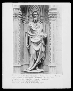 Tabernakel der Arte di Calimala — Heiliger Johannes der Täufer