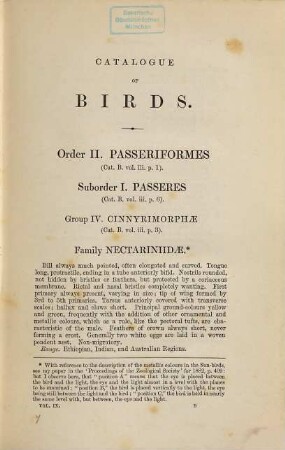 Catalogue of the Birds in the British Museum, 9