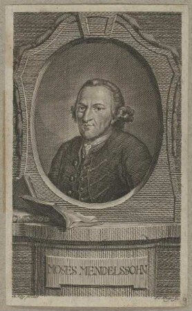 Bildnis des Moses Mendelssohn
