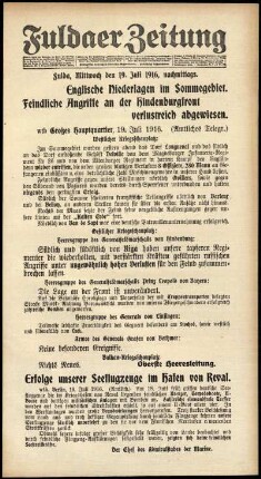 Ausgabe vom Mittwoch, den 19. Juli 1916.