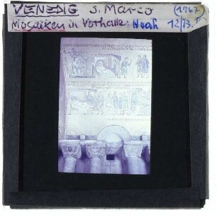 Venedig, Markusdom : Mosaiken mit Noah-Szenen, Vorhalle