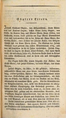 Lebensgeschichte des Chorherrn und Professors Aloys Gügler. 1