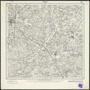 Meßtischblatt 2140 : Ahaus, 1926 : Ahaus. - Aufn. 1895, einz. Nachtr. 1926. - 1:25000. - [Berlin]: Reichsamt für Landesaufnahme, 1926. - 1 Kt.