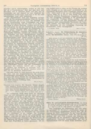 104-105 [Rezension] Blätter für württembergische Kirchengeschichte; 38. Jhg Heft 3/4, 39. Jhg. Heft 1/2, 3 u. 4