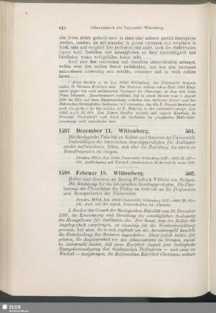 502. 1598, Februar 18. Wittenberg