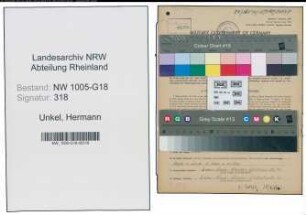 Entnazifizierung Hermann Unkel , geb. 03.04.1910 (Schuhmacher)