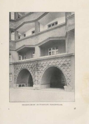 Ceciliengärten. Haupteingang Trägerstrasse