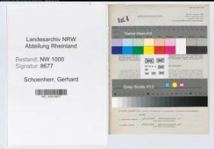 Entnazifizierung Gerhard Schoenherr, geb. 24.12.1908 (Ingenieur)